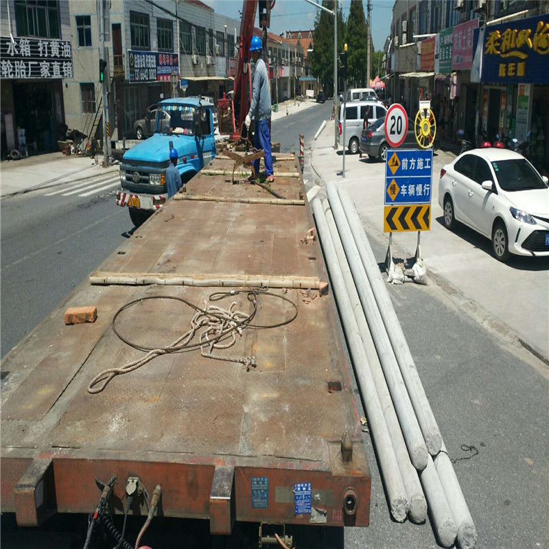 安徽淮南市壽縣瓦埠鎮(zhèn)渡口15米電桿電線桿到位
